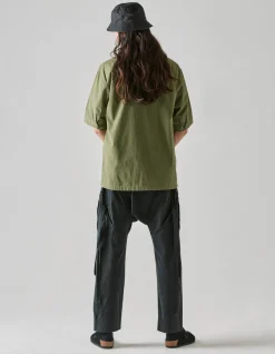 Shirts*Maharishi 4513 Advisor'S Overshirt Olive Og-107F