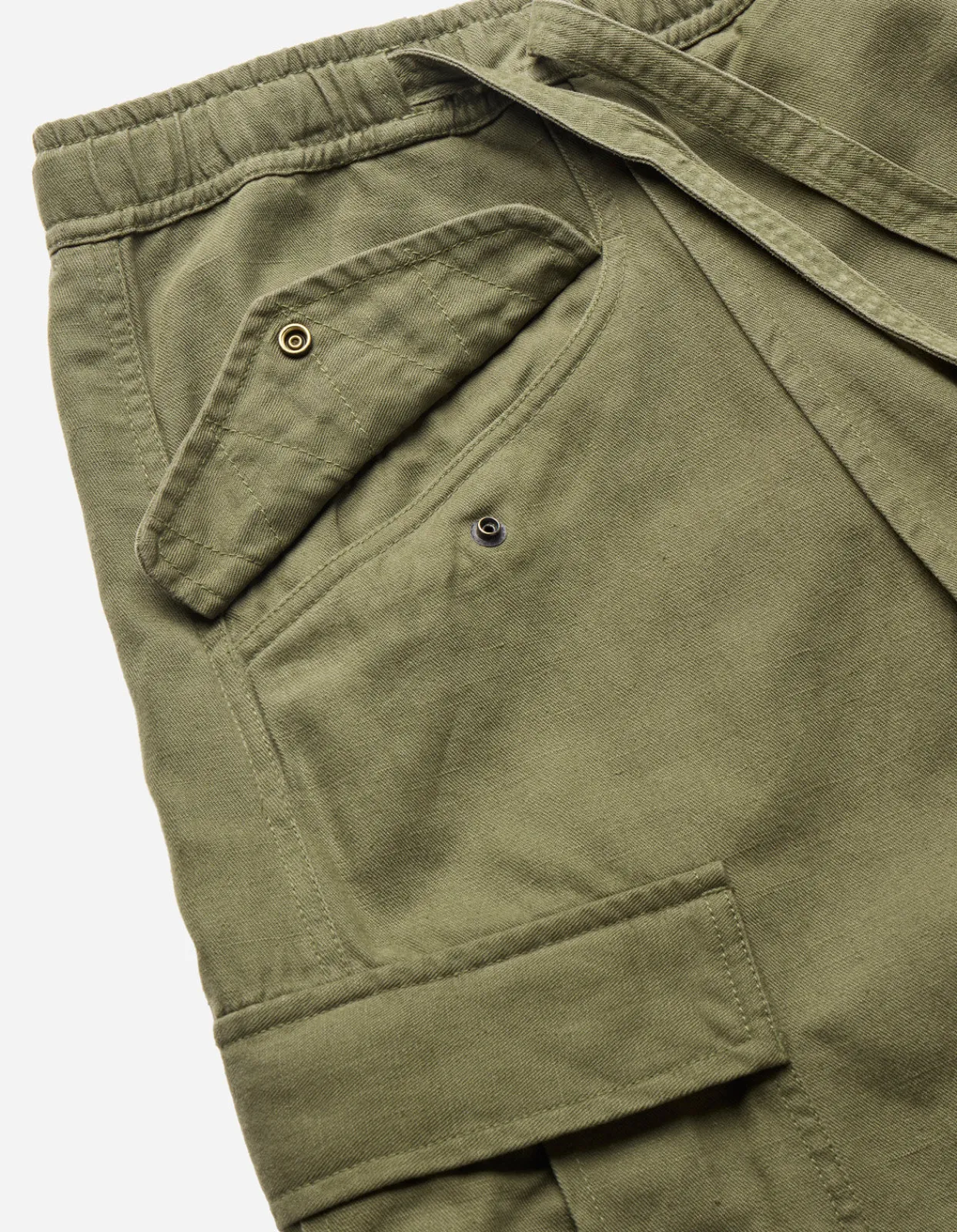 Cargo Pants*Maharishi 4588 Asym Cargo Hakama Pants Olive Og-107F
