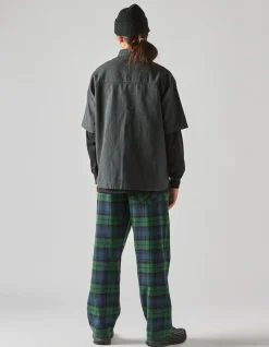 Shirts*Maharishi 4512 Asym Monk Shirt Black