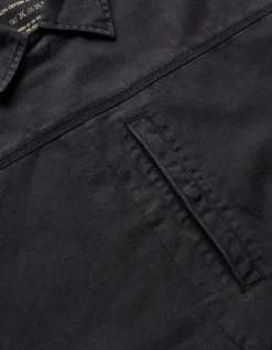 Shirts*Maharishi 4512 Asym Monk Shirt Black