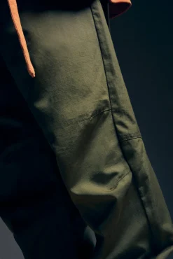 Track Pants*Maharishi 4204 Asym Track Pants Olive Og-107F