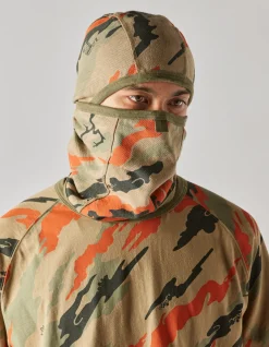 Hats And Scarves*Maharishi 4528 Camo Barbute Balaclava Blaze Woodland
