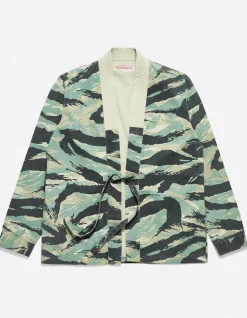 Kimonos*Maharishi 4027 Camo Hanten Overshirt Jungle