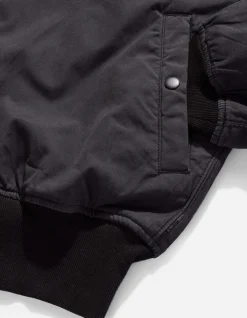 Jackets*Maharishi 4289 Camo Reversible Flight Jacket Subdued Night/Black