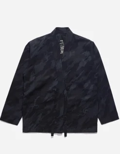 Kimonos*Maharishi 4516 Camo Shinobi Hemp Kimono Subdued Night