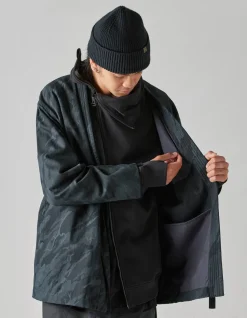 Kimonos*Maharishi 4516 Camo Shinobi Hemp Kimono Subdued Night