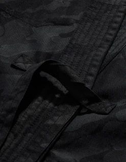 Kimonos*Maharishi 4516 Camo Shinobi Hemp Kimono Subdued Night