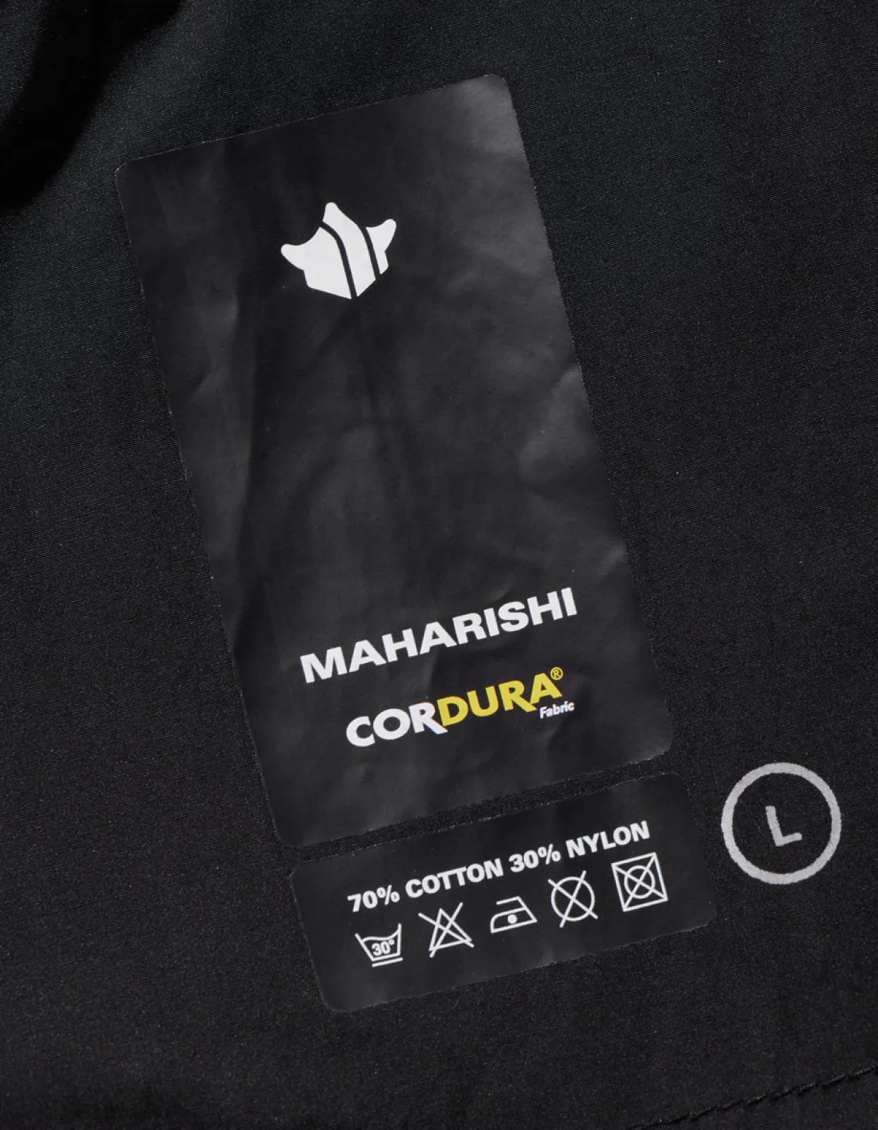 Cargo Pants*Maharishi 4249 Cordura® Nyco® Cargo Track Pants Black