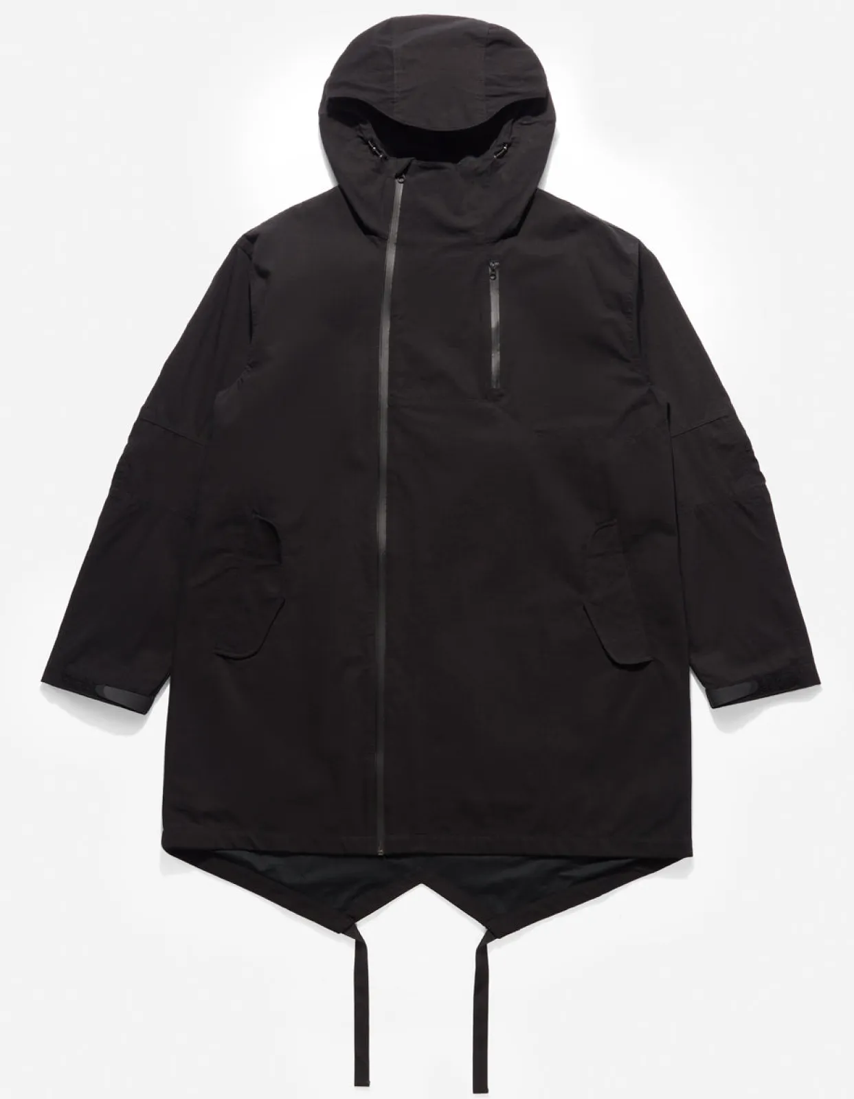 Parkas*Maharishi 4268 Cordura® Nyco® Oversized Parka Black