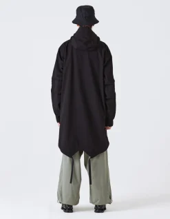 Parkas*Maharishi 4268 Cordura® Nyco® Oversized Parka Black