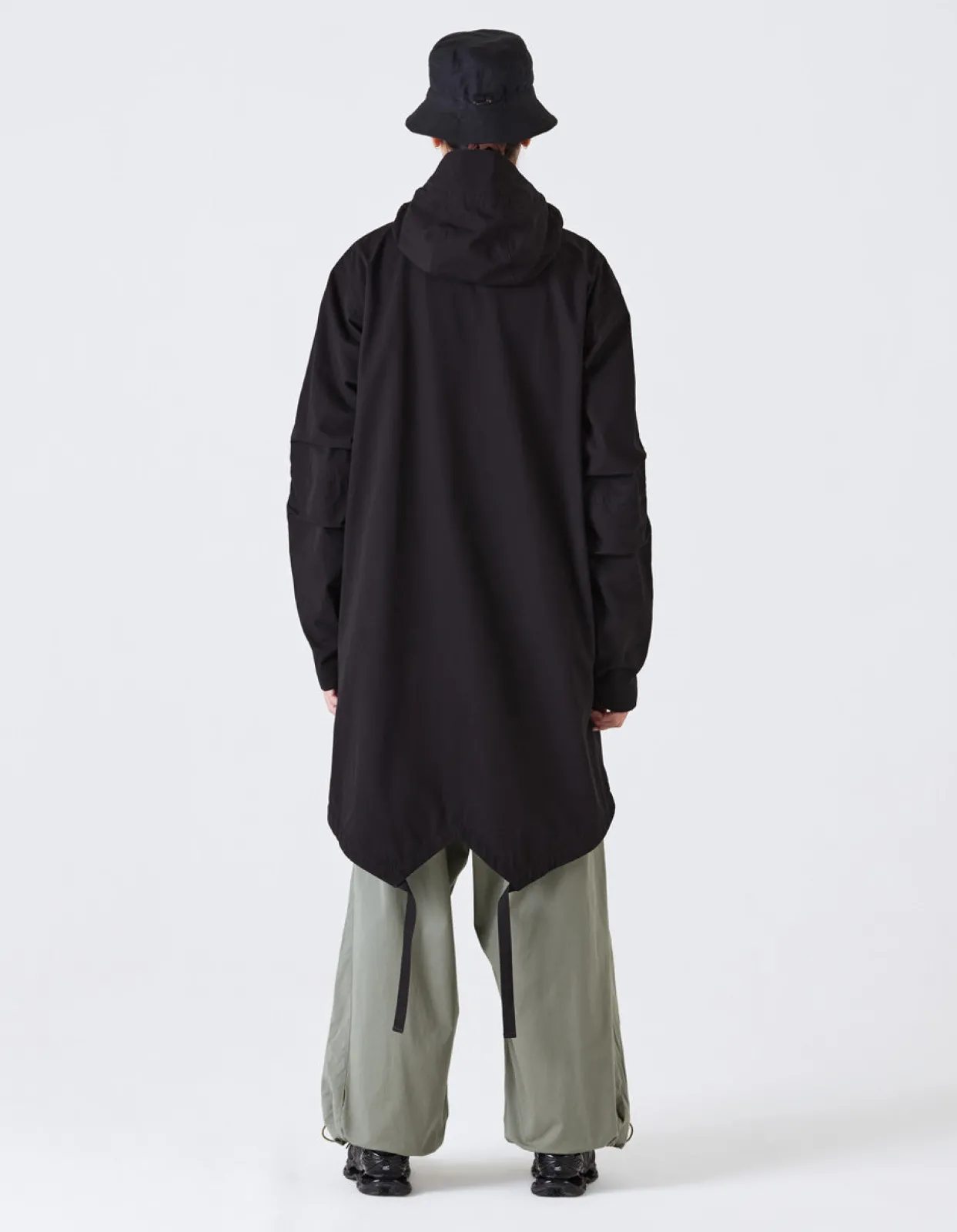 Parkas*Maharishi 4268 Cordura® Nyco® Oversized Parka Black
