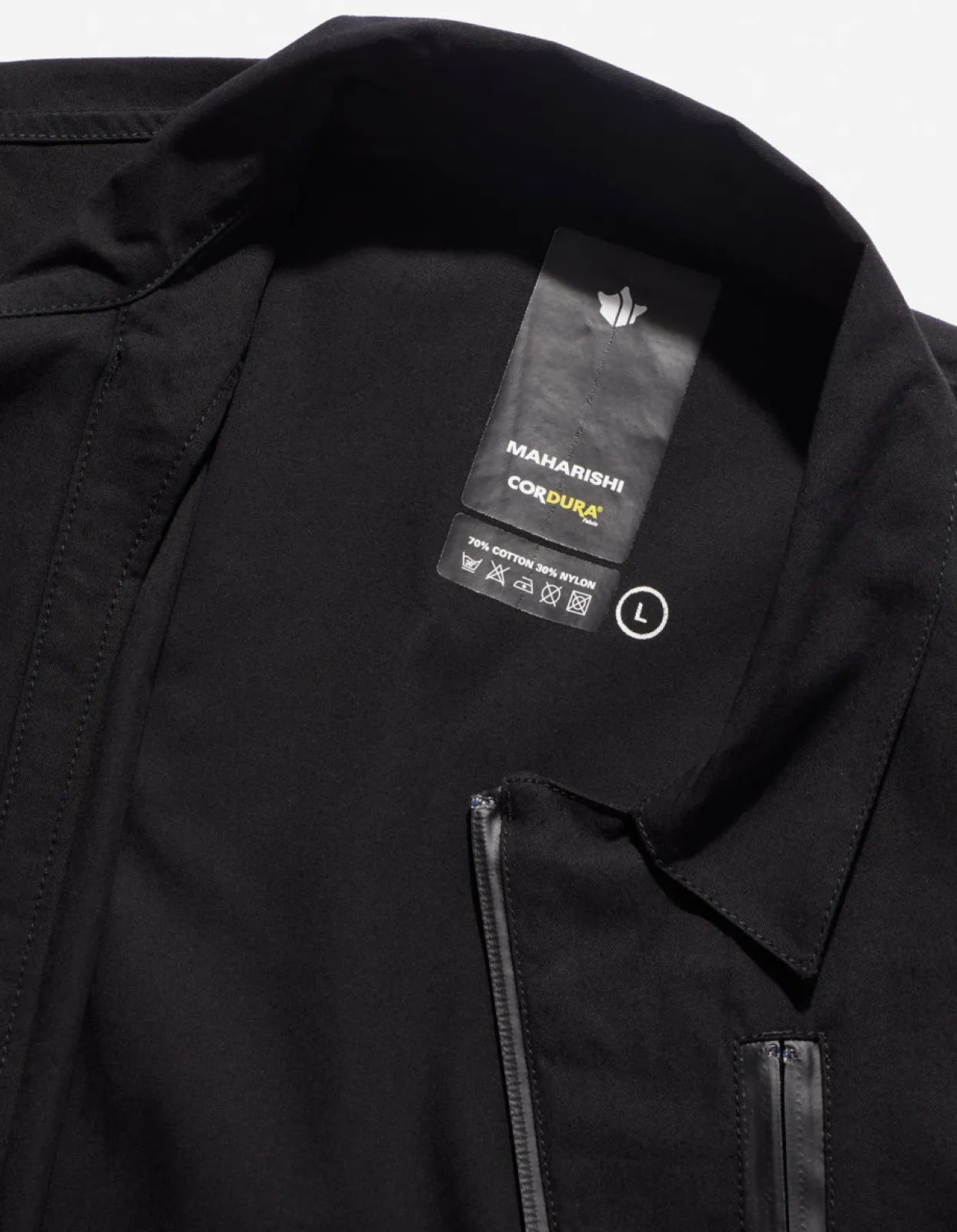 Shirts*Maharishi 4235 Cordura® Nyco® Tech Travel Shirt Black