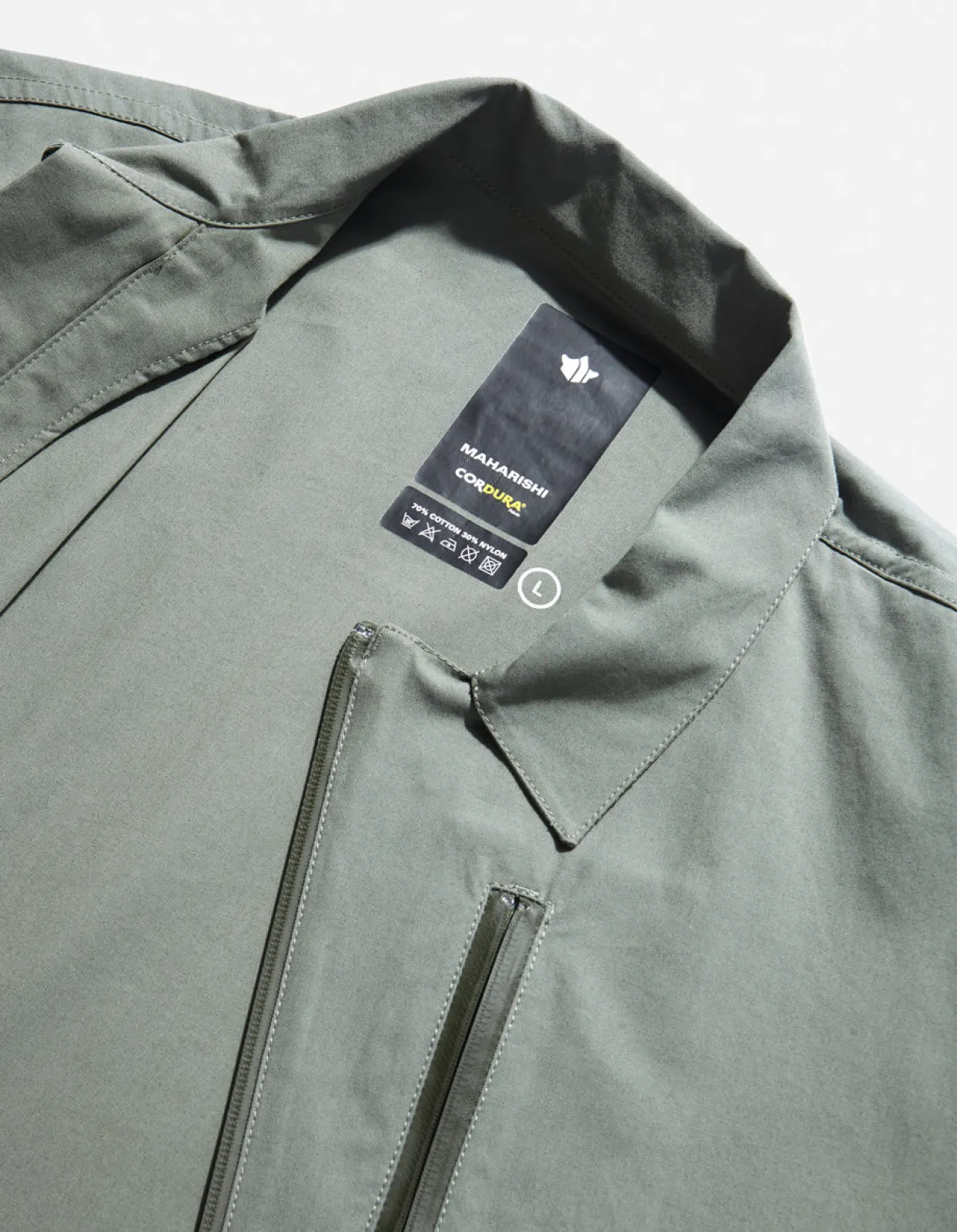 Shirts*Maharishi 4235 Cordura® Nyco® Tech Travel Shirt Sage