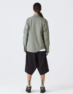 Shirts*Maharishi 4235 Cordura® Nyco® Tech Travel Shirt Sage
