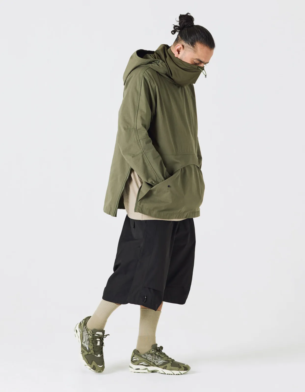 Parkas*Maharishi 4236 Cordura® Nyco® Wr Crackle Jacket Olive