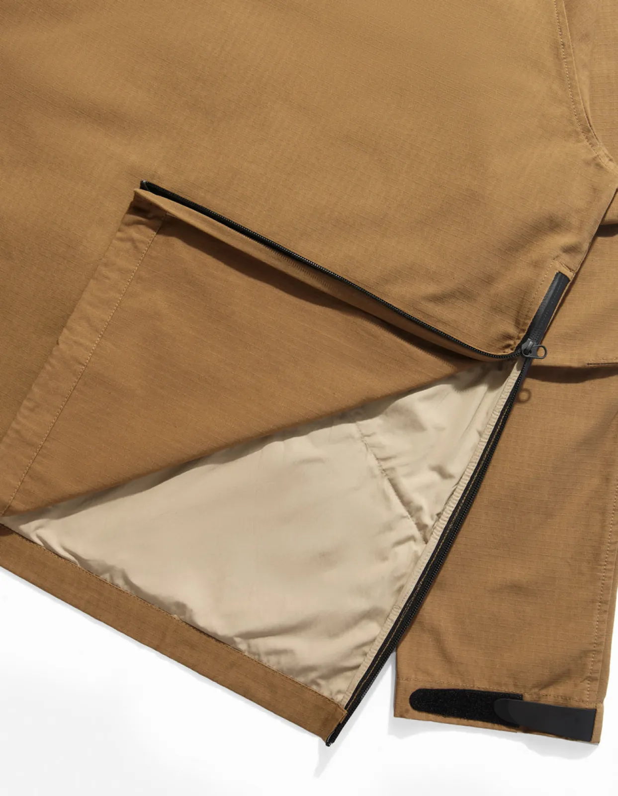 Parkas*Maharishi 4236 Cordura® Nyco® Wr Crackle Jacket Mushroom