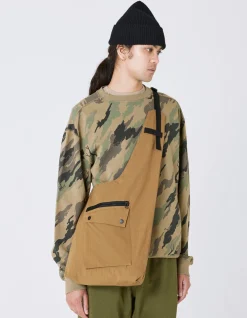 Bags*Maharishi 4272 Cordura® Nyco® Wr Sling Bag Mushroom