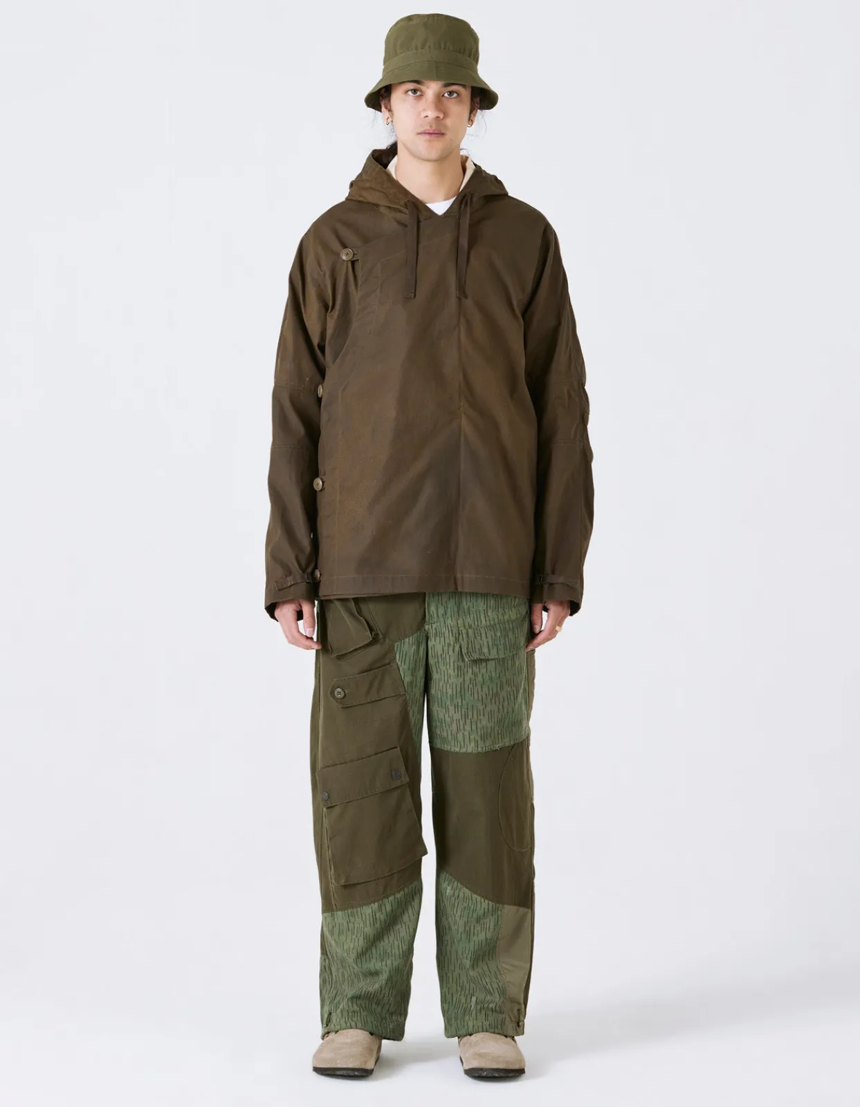 Parkas*Maharishi 4222 Deck Han Parka Olive