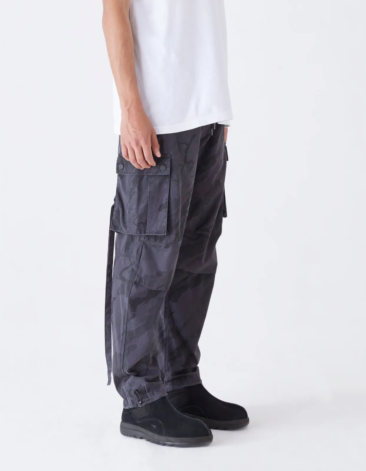 Track Pants*Maharishi 4309 Dpm:Bonsai Forest Cargo Track Pants Subdued Night