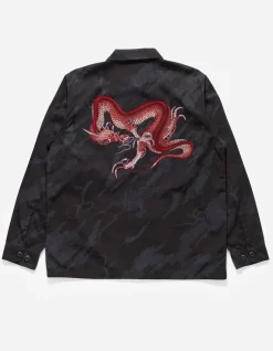 Shirts*Maharishi 4308 Dpm:Bonsai Forest Cloud Dragon Utility Shirt Subdued Night