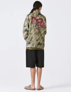 Shirts*Maharishi 4308 Dpm:Bonsai Forest Cloud Dragon Utility Shirt Woodland