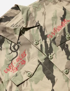 Shirts*Maharishi 4308 Dpm:Bonsai Forest Cloud Dragon Utility Shirt Woodland