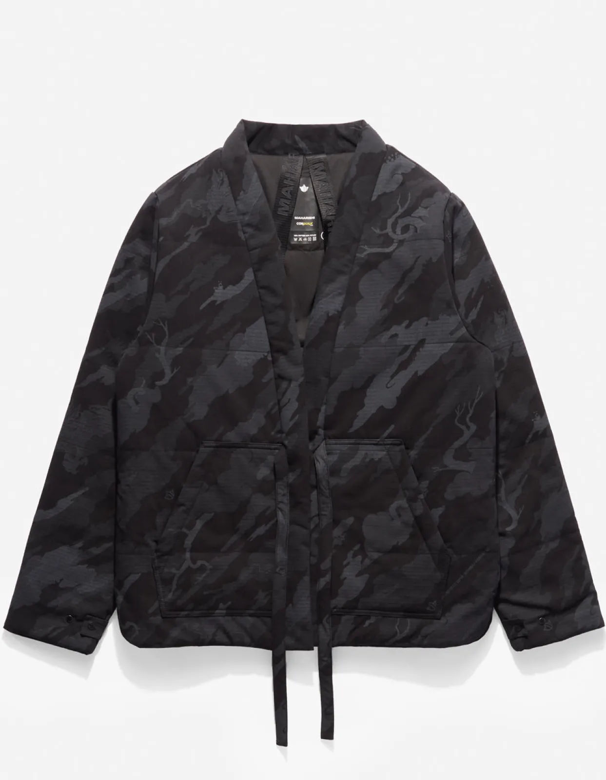 Kimonos*Maharishi 4257 Dpm:Bonsai Forest Cordura® Wr Padded Hanten Subdued Night