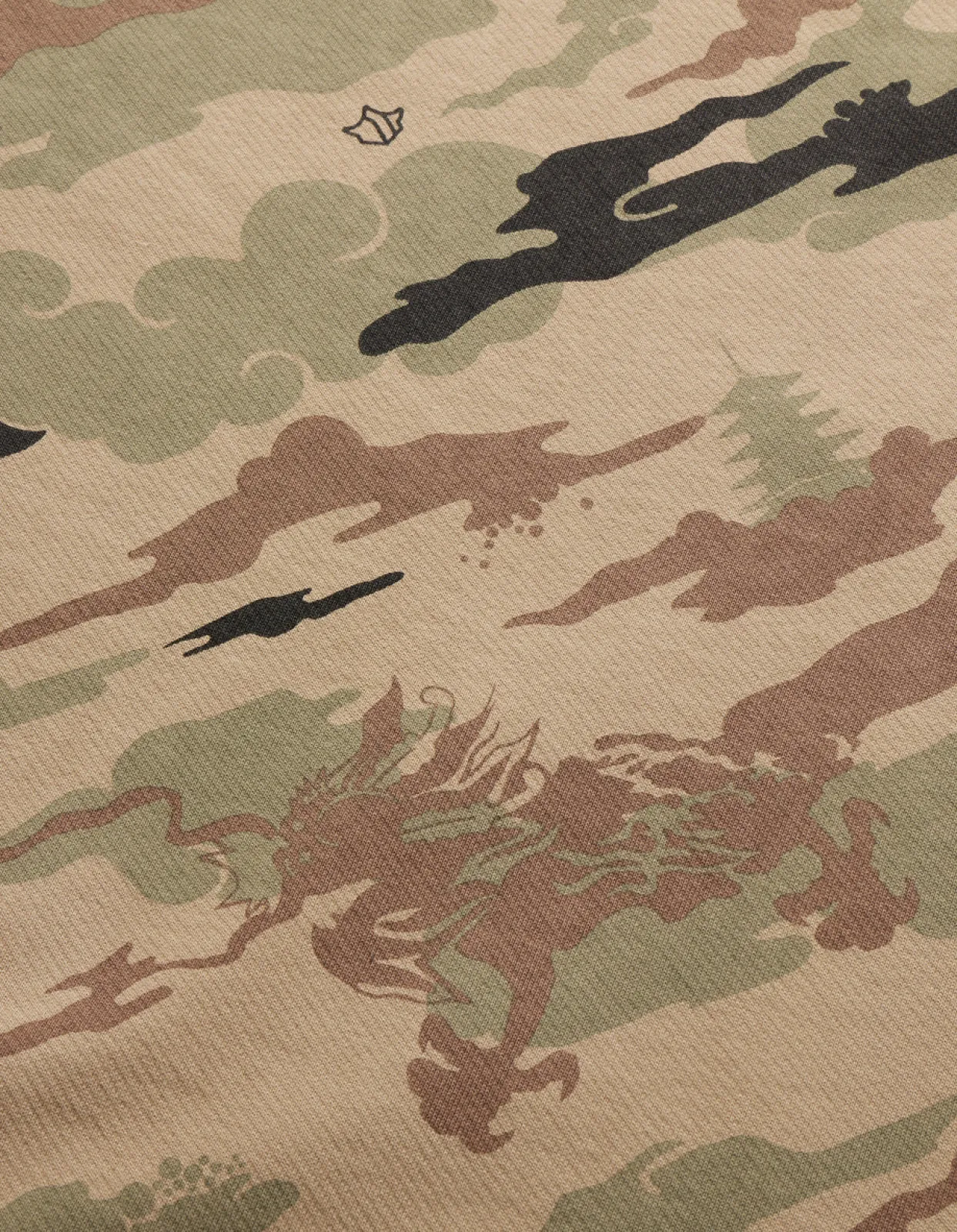 Crew Sweats*Maharishi 4598 Dpm:Bonsai Forest Miltype Embroidered Crew Sweat Woodland