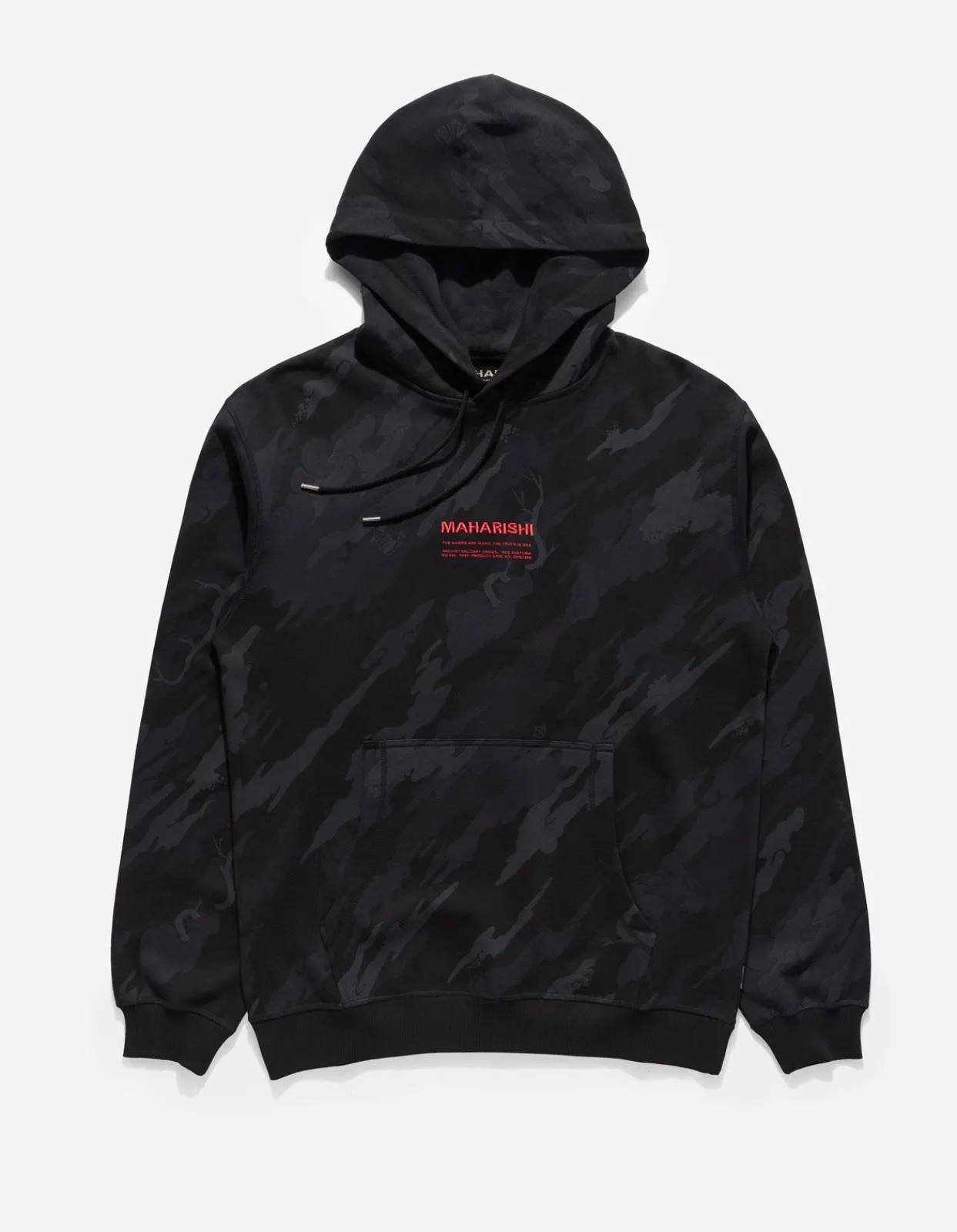 Hooded Sweats*Maharishi 4597 Dpm:Bonsai Forest Miltype Embroidered Hooded Sweat Subdued Night