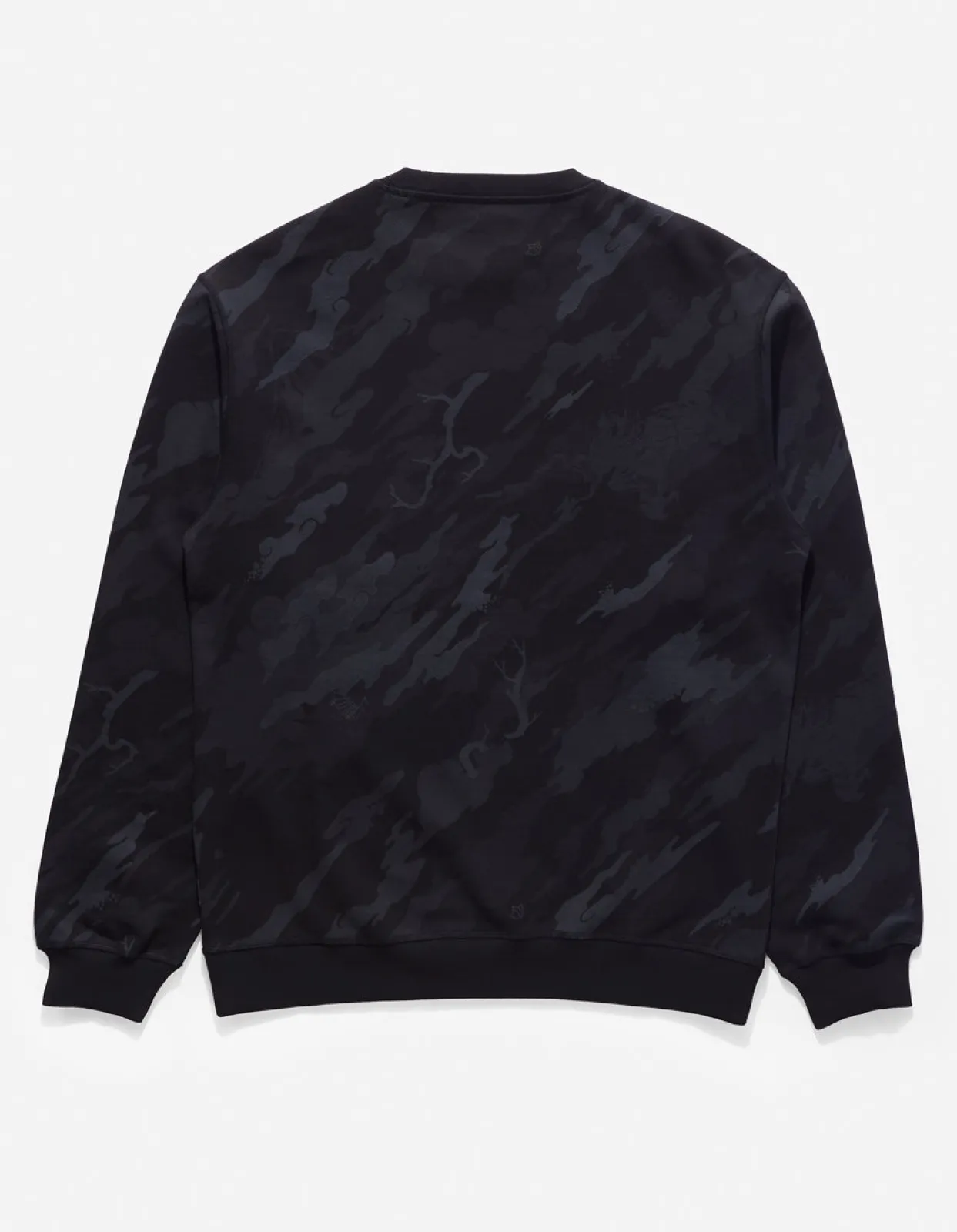 Crew Sweats*Maharishi 4598 Dpm:Bonsai Forest Miltype Embroidered Crew Sweat Subdued Night
