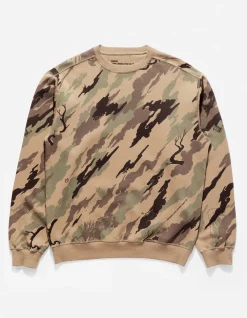 Crew Sweats*Maharishi 4320 Dpm:Bonsai Forest Organic Crew Sweat Woodland
