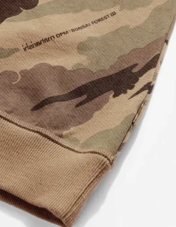Crew Sweats*Maharishi 4320 Dpm:Bonsai Forest Organic Crew Sweat Woodland