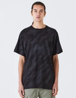Short Sleeve T-Shirts*Maharishi 4318 Dpm:Bonsai Forest Organic T-Shirt Subdued Night