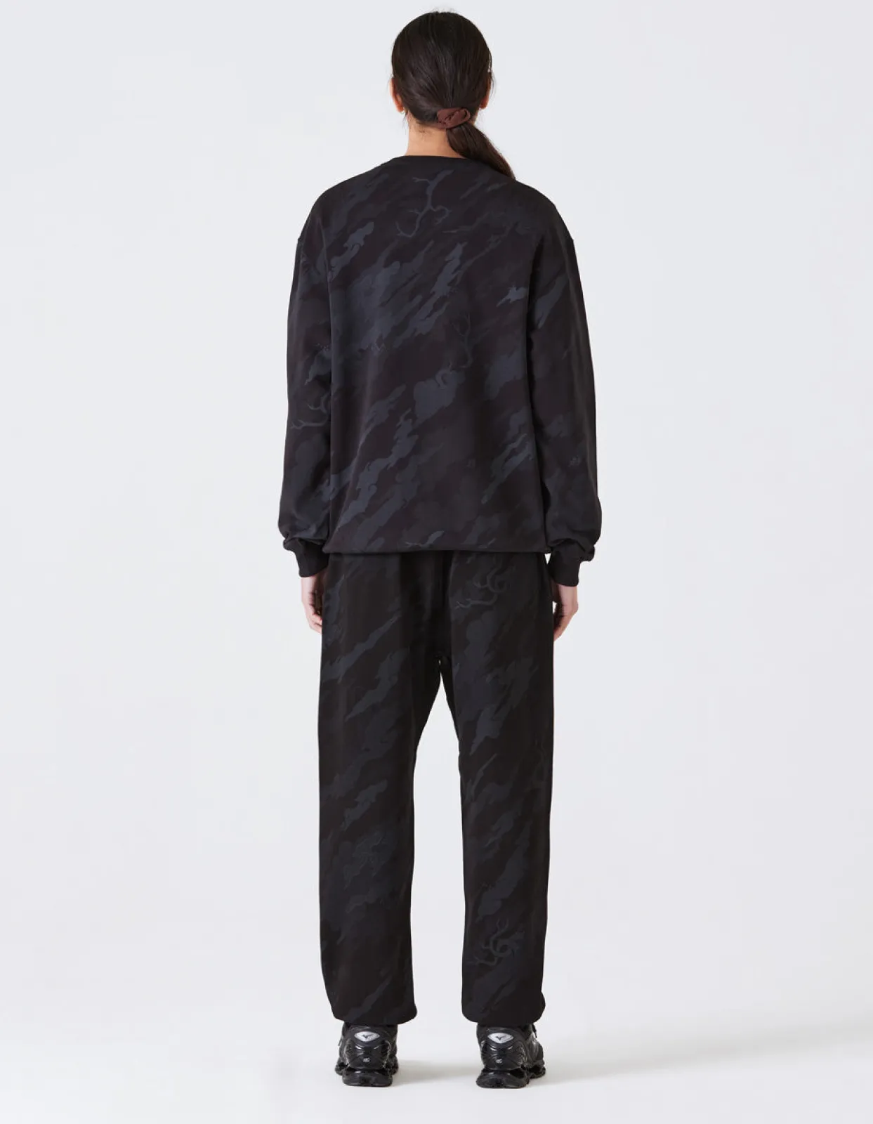 Crew Sweats*Maharishi 4320 Dpm:Bonsai Forest Organic Crew Sweat Subdued Night