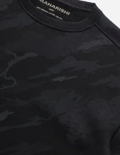 Crew Sweats*Maharishi 4320 Dpm:Bonsai Forest Organic Crew Sweat Subdued Night