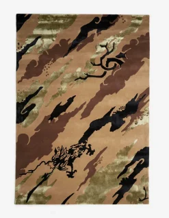 Home*Maharishi 2158 Dpm:Bonsai Forest Rug Large Woodland