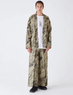 Kimonos*Maharishi 4306 Dpm:Bonsai Forest Utility Kimono Overshirt Woodland