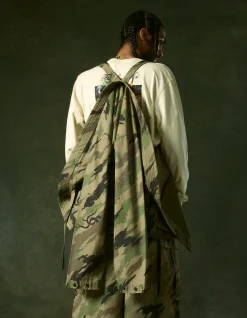 Kimonos*Maharishi 4306 Dpm:Bonsai Forest Utility Kimono Overshirt Woodland