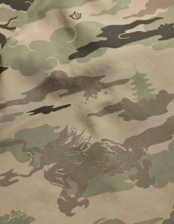 Kimonos*Maharishi 4306 Dpm:Bonsai Forest Utility Kimono Overshirt Woodland