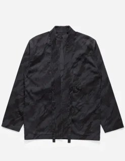 Kimonos*Maharishi 4306 Dpm:Bonsai Forest Utility Kimono Overshirt Subdued Night