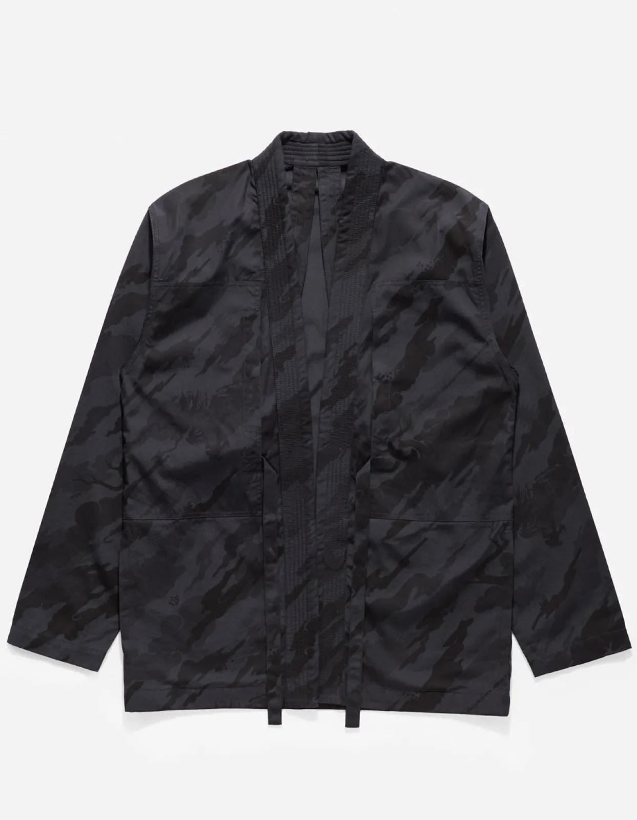 Kimonos*Maharishi 4306 Dpm:Bonsai Forest Utility Kimono Overshirt Subdued Night