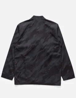Kimonos*Maharishi 4306 Dpm:Bonsai Forest Utility Kimono Overshirt Subdued Night