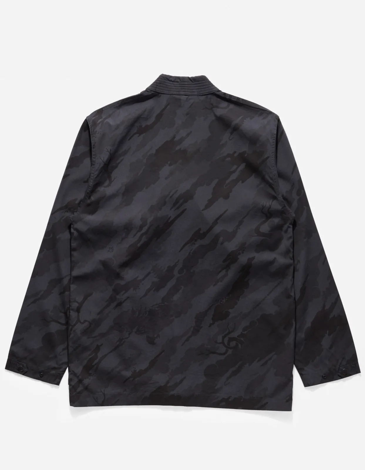 Kimonos*Maharishi 4306 Dpm:Bonsai Forest Utility Kimono Overshirt Subdued Night