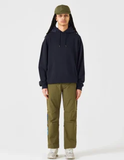 Hooded Sweats*Maharishi 4212 Dragon Embroidered Hooded Sweat Navy Blue