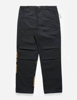 Original Snopants*Maharishi 4215 Dragon Embroidered Straight Snopants® Golden Black