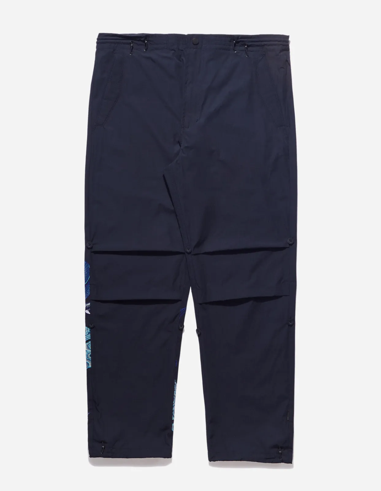 Original Snopants*Maharishi 4215 Dragon Embroidered Straight Snopants® Navy Blue
