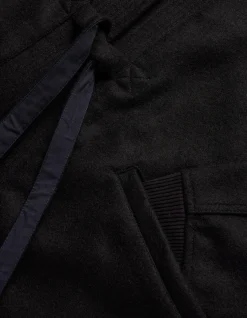 Kimonos*Maharishi 4533 Duality Stadium Kimono Tonal Black