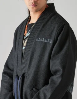 Kimonos*Maharishi 4533 Duality Stadium Kimono Tonal Black