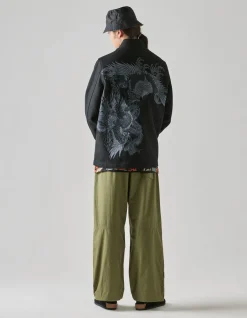 Kimonos*Maharishi 4533 Duality Stadium Kimono Tonal Black