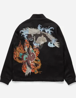 Kimonos*Maharishi 4533 Duality Stadium Kimono Black